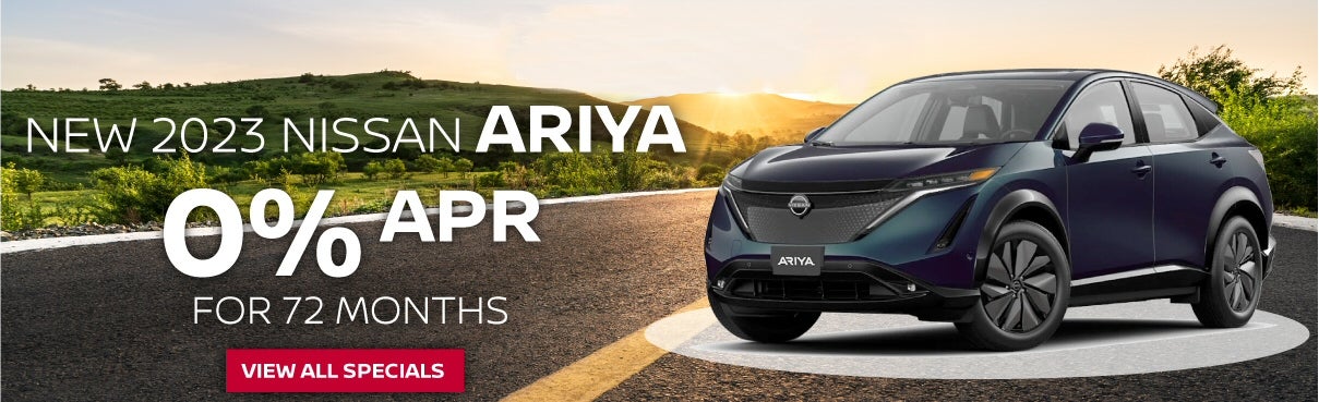 New 2023 Nissan Ariya 0% APR for 72 months